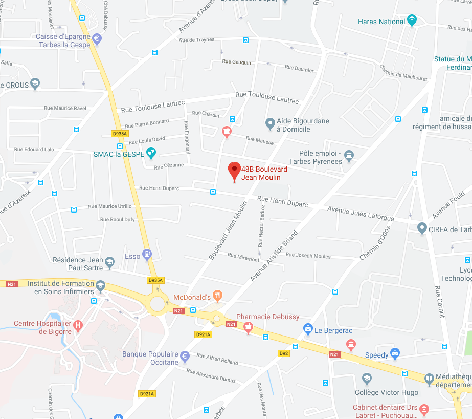 488 Boulevard Jean Moulin - La Malle du Campeur réalise des aménagements amovibles dans les Sud-Ouest, à Tarbes près de Pau, Bayonne, Toulouse, Bordeaux