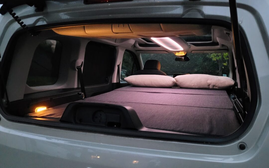 Lit pour dormir dans un Berlingo fabriqué à Tarbes
